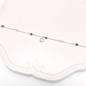 Pear Shape Rose Quartz & Pearl Bracelet