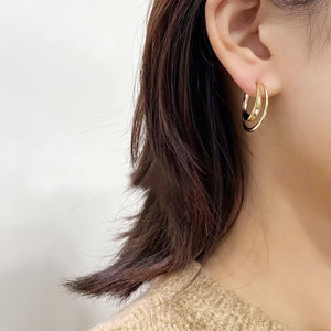 Daniela Double Hoop Earrings