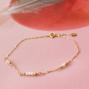 Sachi Pearl Bracelet (K10 Gold)