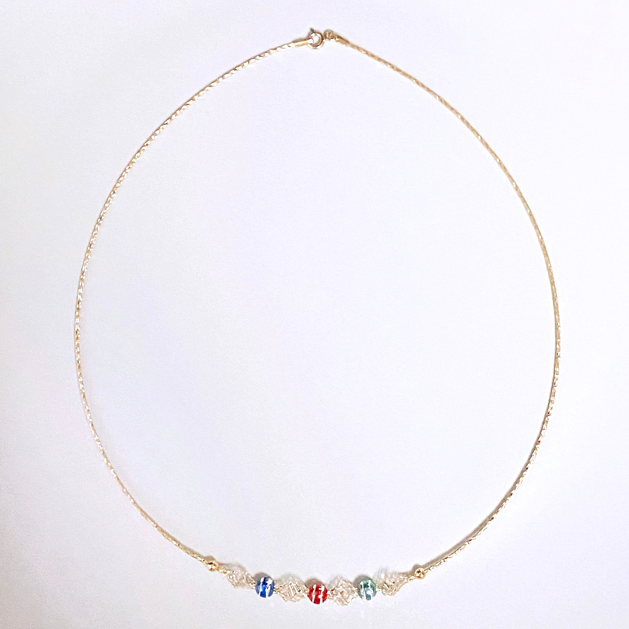 Melissa Mesh Necklace With Beads